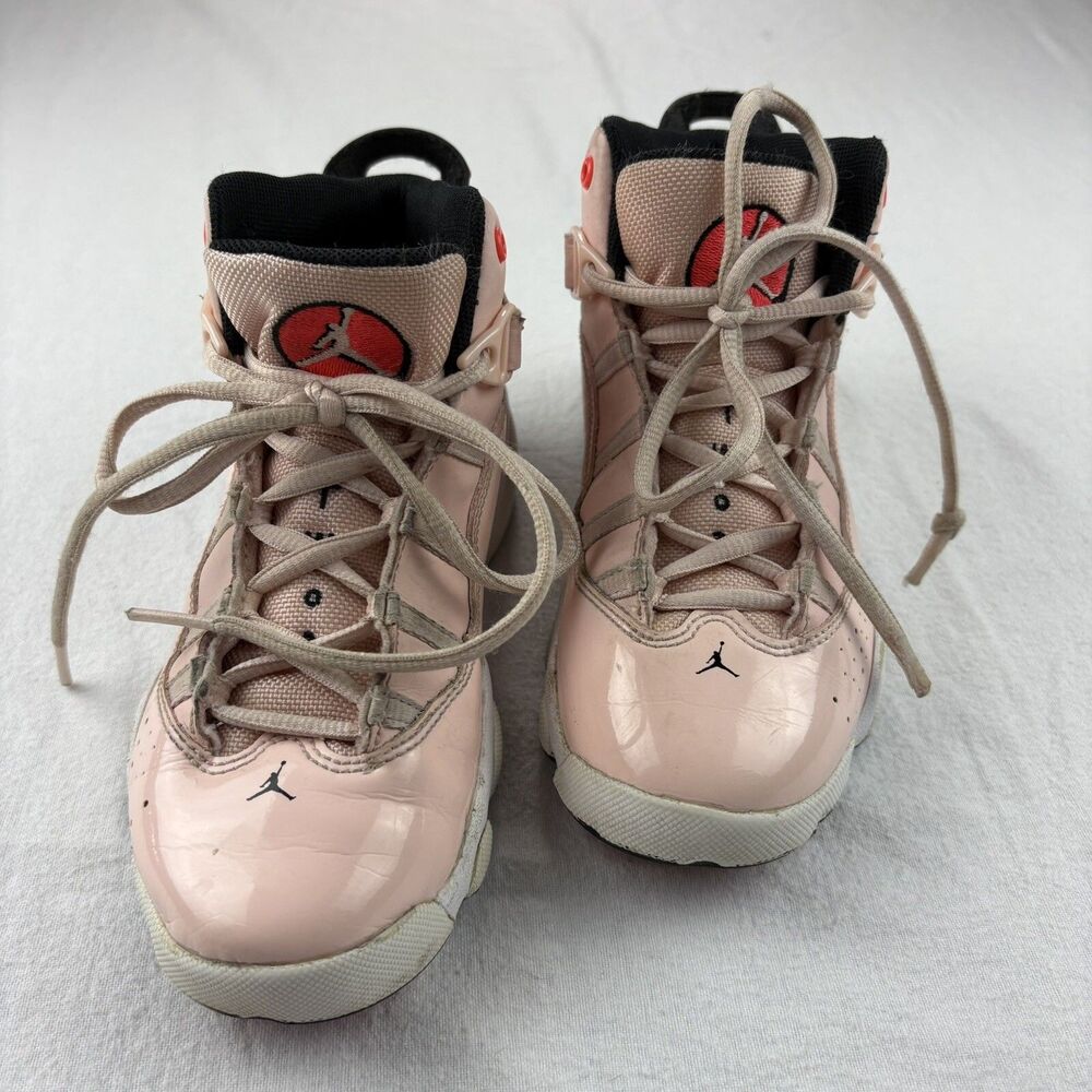Nike Air Jordan 6 Rings Pink Youth Size 1